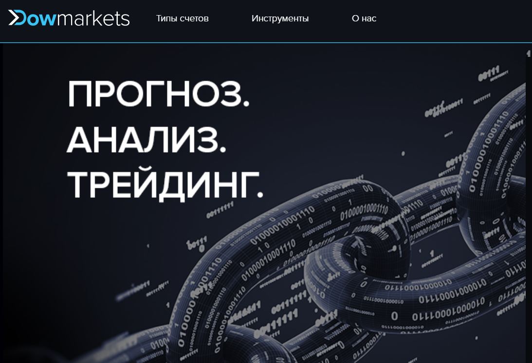 Брокерская компания DowMarkets Брокерская компания DowMarkets